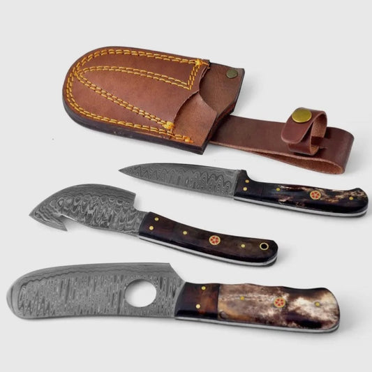 Damascus Steel Hunting/Outdoor Set